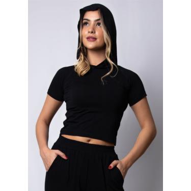 Imagem de Cropped Pau a Pique Básico Preto