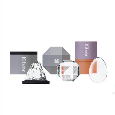 Imagem de Conjunto de 3 bandejas para cubos de gelo: 1 molde de iceberg, 1 molde de esfera atômica, 1 molde redondo grande - Crie gelo transparente exclusivo para uísque, coquetéis e bebidas - Silicone sem BPA