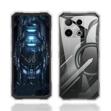 Imagem de FJIASTB Capa transparente para Doogee Blade GT Pro Rugged Phone 2025, capa de TPU flexível resistente a arranhões à prova de choque, sem amarelamento (transparente)