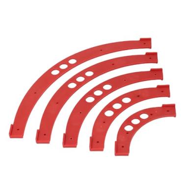 Imagem de YWBL-WH Modelo de Chanfro de Canto para Carpintaria, Conjunto de Gabarito de Canto para Roteador de Plásticos de Engenharia Com Modelos de Raio R100 R150 R200 R250 R300 para Decoração de Portas e Janelas de Móveis