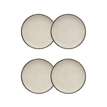 Imagem de Conjunto 4 Pratos de Sobremesa 18,5 cm Brisa Cerâmica Oxford
