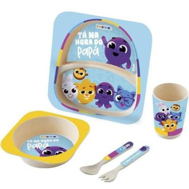 Imagem de Kit Alimentaçao 5 Peças Oficial Bolofofos Zoop BABY - Zoop TOYS