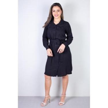 Imagem de Vestido chemise manga longa 51313-Feminino