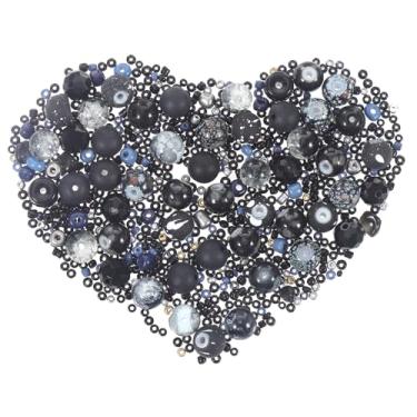 Imagem de Kit de miçangas artesanais DIY para fazer contas soltas para joias