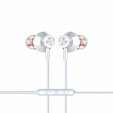 Imagem de Amet Fone de Ouvido Com Microfone, Com fio USB-C, Sound Link, 1.2 metros, Intra-auricular, Drivers de 10mm, Encaixe Confortável, Som Potente, Garantia 1 Ano