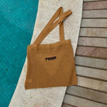 Imagem de Bolsa Espaçosa Feminina Crochê Tricot Saida de Praia Moda Verão - GIP,