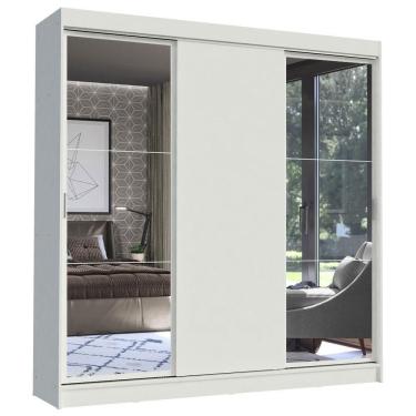 Imagem de Guarda Roupa Casal 3 Portas Correr e Espelho Istambul Madesa