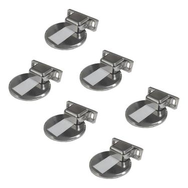 Imagem de Batente Fixador Prendedor De Porta Magnetico Slim Quantidade 5 Peças