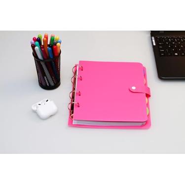 Imagem de Confetti Caderno Argolado Médio 100 Fls - Splash - Rosa