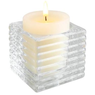 Imagem de Castiçal Cubo Vela Rechaud Flutuante - Porta Velas