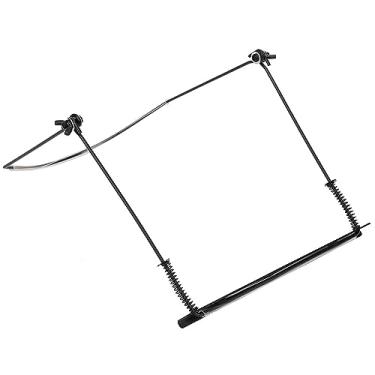 Imagem de Acouto Suporte Ajustável de Gaita de 24 Furos Com Suporte de Pescoço-design de Liga de Metal Resistente Uso Profissional de Instrumento de Sopro-acessórios de Gaita Leves e Portáteis Em Preto, (24