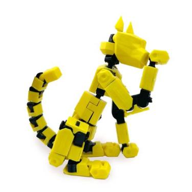 Imagem de Conjunto Action Cat T13 Action Cat Robot impresso em 3D em amarelo - M