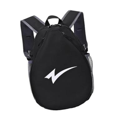 Imagem de predolo Mochila para Raquete de Tênis, Bolsa Portátil para Guardar Raquetes, Mochila para Uso Diário com Alça de Ombro Ajustável, Bolsa para Badminton para Tr, Preto