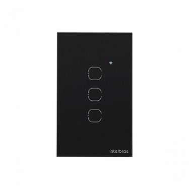 Imagem de Interruptor Smart Touch Intelbras Ews1003 Wi-fi Com 3 Teclas