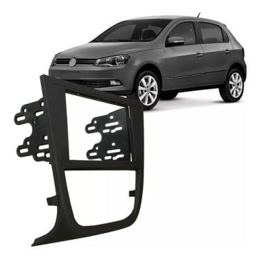 Imagem de Moldura P/Aparelho De Som/Dvd 2Din Preta Ap546 - Expex