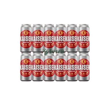 Imagem de Cerveja Kaiser Pilsen – Refrescância Máxima, Sabor Inconfundível, Perfeita para Curtir com Amigos (Cerveja Kaiser Pilsen Lata 473ml 12 unidades)