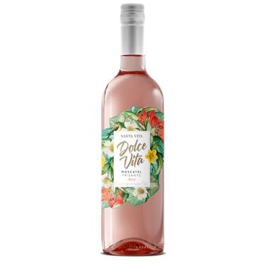 Imagem de Vinho Rose Frisante Santa Vita Moscatel 750ml (1 Unidade)
