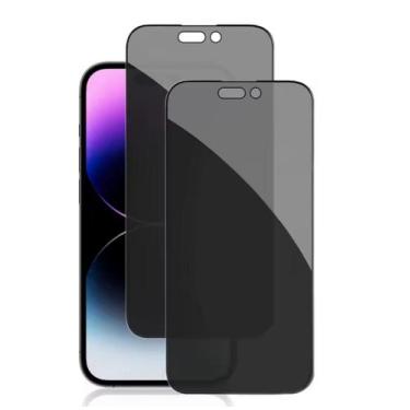 Imagem de Kit 2 Películas Para iPhone Cerâmica Privacidade Fosca 11 Ao 17 - NoBr