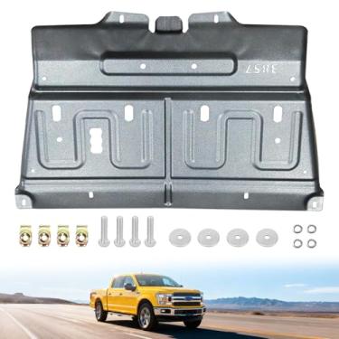 Imagem de ORIVIN Protetor de painel de respingo de aço manganês atualizado sob a fralda para Ford F150 2015-2020, protetor inferior de escape, não serve para o modelo Raptor ou 3.0L Diesel, substitui ML3Z-7222