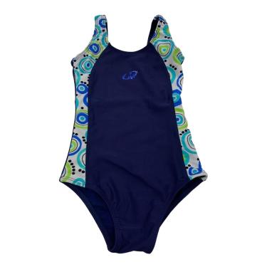 Imagem de Maiô Infantil Xtra Life Com Detalhe para Natação ou Piscina, Hammerhead, Marinho/Estampa Orbital, Tam 12