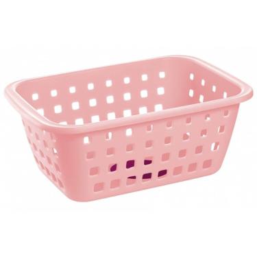 Imagem de Cesto Plástico 3 Litros Rose - Or52215 - Ordene Cesto Plástico Rose - Or52215 - Ordene