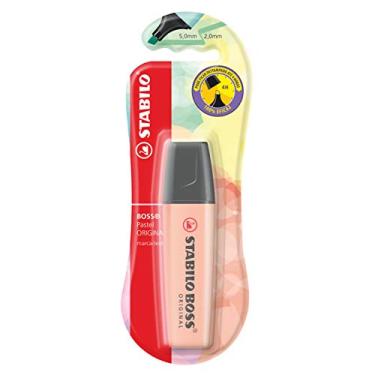 Imagem de Marcador De Texto, Stabilo Boss Pastel, Blister Com 1 Unidade, 52.7604, Pêssego Pastel, Stabilo