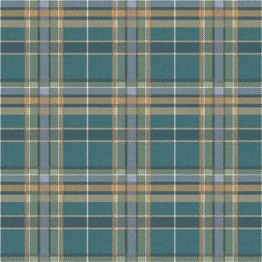 Imagem de Papel De Parede Botany House Xadrez Verde 15576