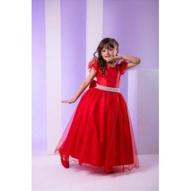 Imagem de Vestido Longo Amanda Vermelho para Festas e Eventos Especiais - Marie,