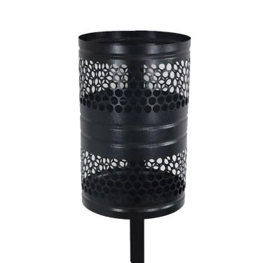 Imagem de Lixeira Grécia Pátios E Parques Calçada Rua Tela Moeda 120cm