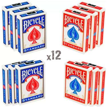 Imagem de Baralho Bicycle Standard Azul Caixa Com 12 Unidades