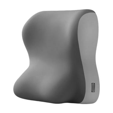 Imagem de Ioensy Almofada de apoio lombar, almofada para elevação pernas, simples de espuma viscoelástica para apoio costas, de rosto para baixo para assentos, Cinza Escuro