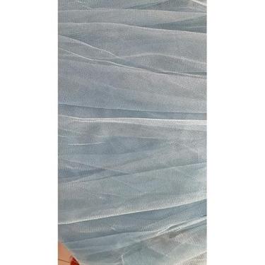 Imagem de Mosquiteiro de Teto Casal Indiano Fechado Gigante | Modelo 3B Bonito, Barato e Durável | Proteção Contra Insetos e Decoração Boho(Azul)