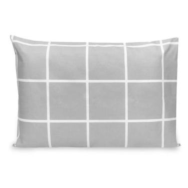 Imagem de 1 Fronha Estampada c/ Ponto Palito 70x50cm Percal Flex 400 Fios - BEM 