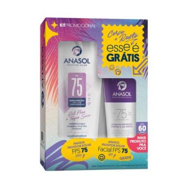 Imagem de Anasol Kit Proteção Solar FPS 75 Corpo e Rosto - Anasol - Dahuer