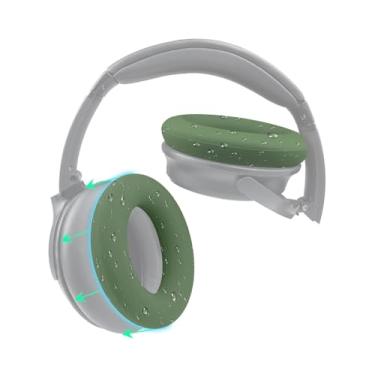 Imagem de SOULWIT Protetor De Silicone Para Fones Ouvido Bose Quietcomfort Qc15 Qc25 Qc2 Qc35 Qc45/Ae2 Ae2I Ae2W/Soundtrue E Soundlink Ae, À Prova Suor, Facilmente Laváveis - Verde Cipreste