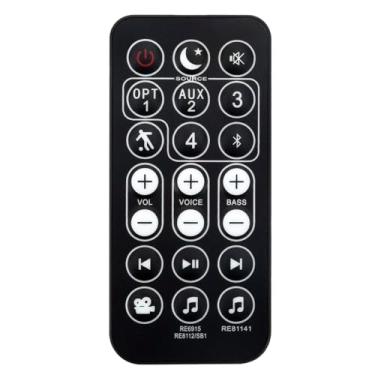 Imagem de Controle remoto substituído compatível com Polk Audio Magnifi One Magni-fi Sound Bar 1 RE8114-1 RE81141 RE8112-1 RE81121 RTRE81121 RE6915-1 RE69151 RTRE69151 SB1 SB1+ Omni SB1 OMNM. ISB1