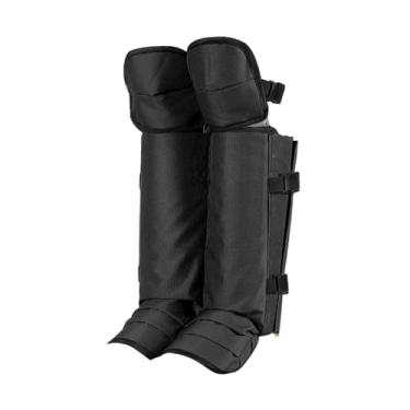 Imagem de YIJU Polainas de inverno para proteção pernas, respiráveis ​​para botas de caminhada, polainas protetoras contra mordidas para caminhadas e, Preto