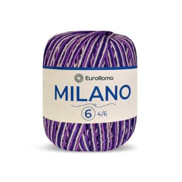 Imagem de Fio Euroroma Milano 6 200g 4/6 com 226m - Roxo