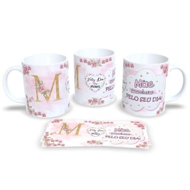 Imagem de Caneca Alfabeto dia das Mães Cada Letra é Um Carinho Para a Sua Mãe (M)