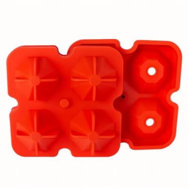 Imagem de Forma de Silicone Para Gelo Diamante 4 Cavidades