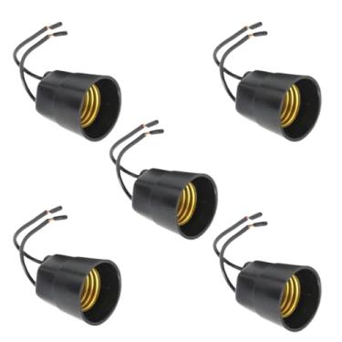 Imagem de Soquete Com Rabicho Minion Preto Bocal P/Lâmpada E27 | Utilimix | 05 un