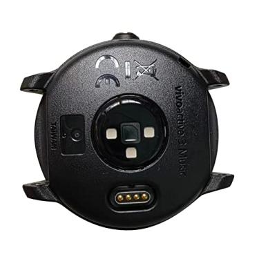 Imagem de ZEZEFUFU Capa traseira de relógio inteligente com detecção de frequência cardíaca para relógio inteligente Garmin Vivoactive 3 Music