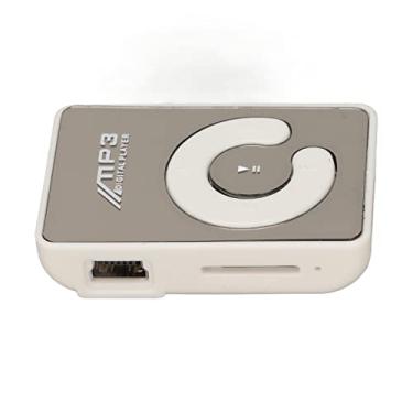 Imagem de SUNGOOYUE Reprodutor de MP3 Com Clipe Traseiro Com Armazenamento Expansível de 8 GB, Material ABS, Bateria de 5 Horas, Reprodutor de Música Portátil para Exercícios, Inclui Fones de Ouvido e Cabo de