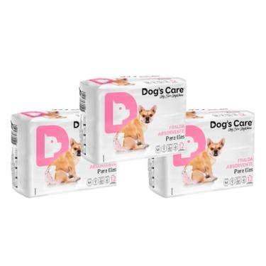 Imagem de Kit Fralda Higiênica Descartável Para Cachorro Fêmea M 36 unidades