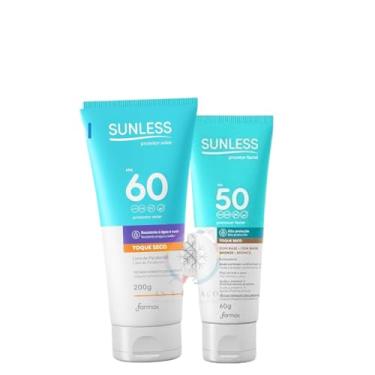 Imagem de Kit Protetor Solar Fps 60 200g + Protetor Solar Facial Bronze