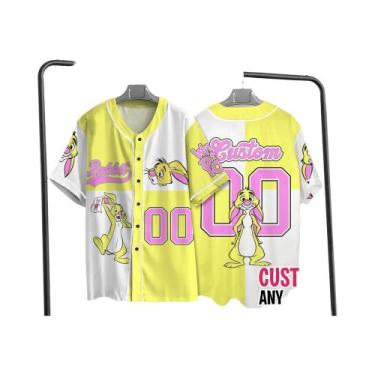 Imagem de Camisas De Beisebol Personalizadas Com Nome E Número Do Winnie the Poo