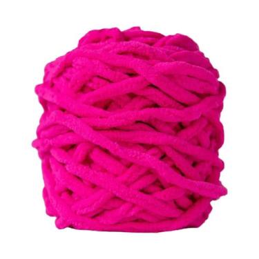 Imagem de Fio De Tricô De Chenille Macio, Linha De Algodão Ice Strip, Lã DIY Par