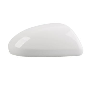 Imagem de Substituição da porta retrovisor do carro espelho lateral capa habitação Compatível com mazda 3 2010-2013 acessórios do carro(Pearl White Right)