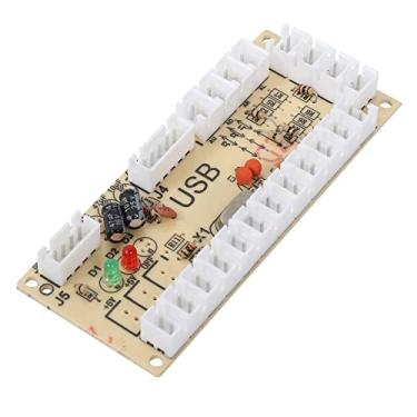 Imagem de Generic Conjunto de Botão e Joystick de Jogo de DIY para Máquina de Jogo PC, Concha de Cristal Acrílico de para Entusiastas de retrô (#12)