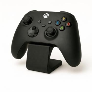 Imagem de Suporte Universal para Controle de Jogos, Base de Mesa Decorativa em Plástico, Gamer, Ps5, Ps4, Xbox, Pc, Notebook, Nintendo Switch, Joystick, Manete, Videogame, Console (Preto)